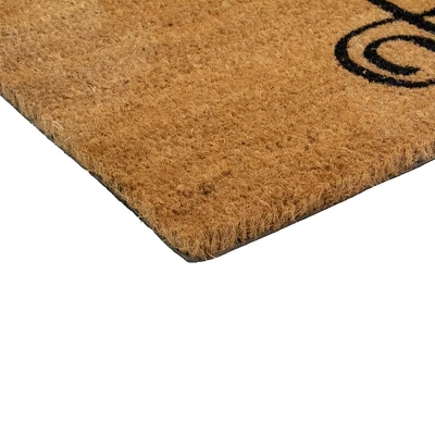 Northlight Natural Coir Rectangular "Home Sweet Home" Doormat 18" X 30" 4 Northlight Natural Coir Rectangular "Home Sweet Home" Doormat 18" X 30" - Image 4