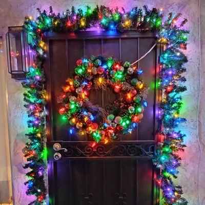 Northlight 9' X 12" Unlit Canadian Pine 2-Tone Artificial Christmas Garland 5 Northlight 9' X 12" Unlit Canadian Pine 2-Tone Artificial Christmas Garland - Image 5